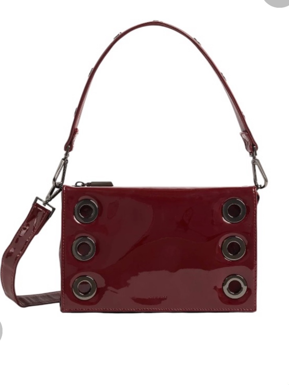 HAMMITT Montana Clutch (small) in Pirouette Patent leather & Gunmetal hardware